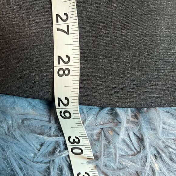 Worth Dark Gray Short Sleeve Long Wool Blazer Size 12 - Picture 4 of 4